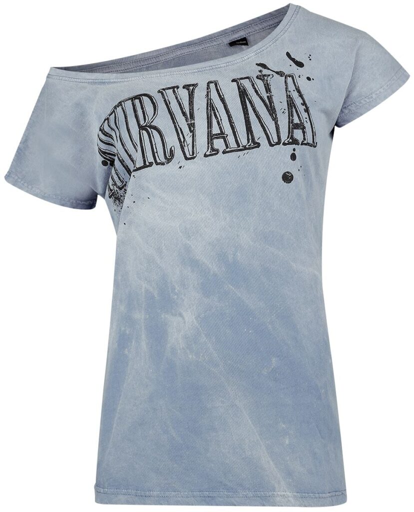 Nirvana In Utero Collage T-shirt light blue