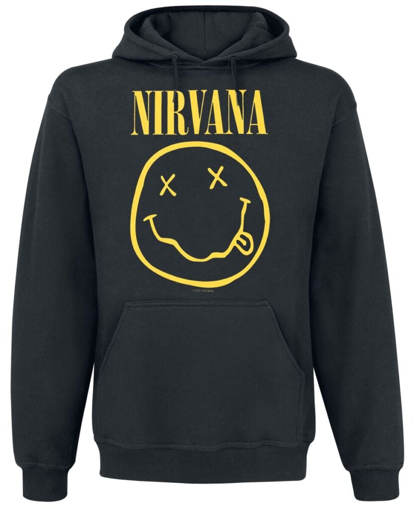 Nirvana Logo Hoodie black