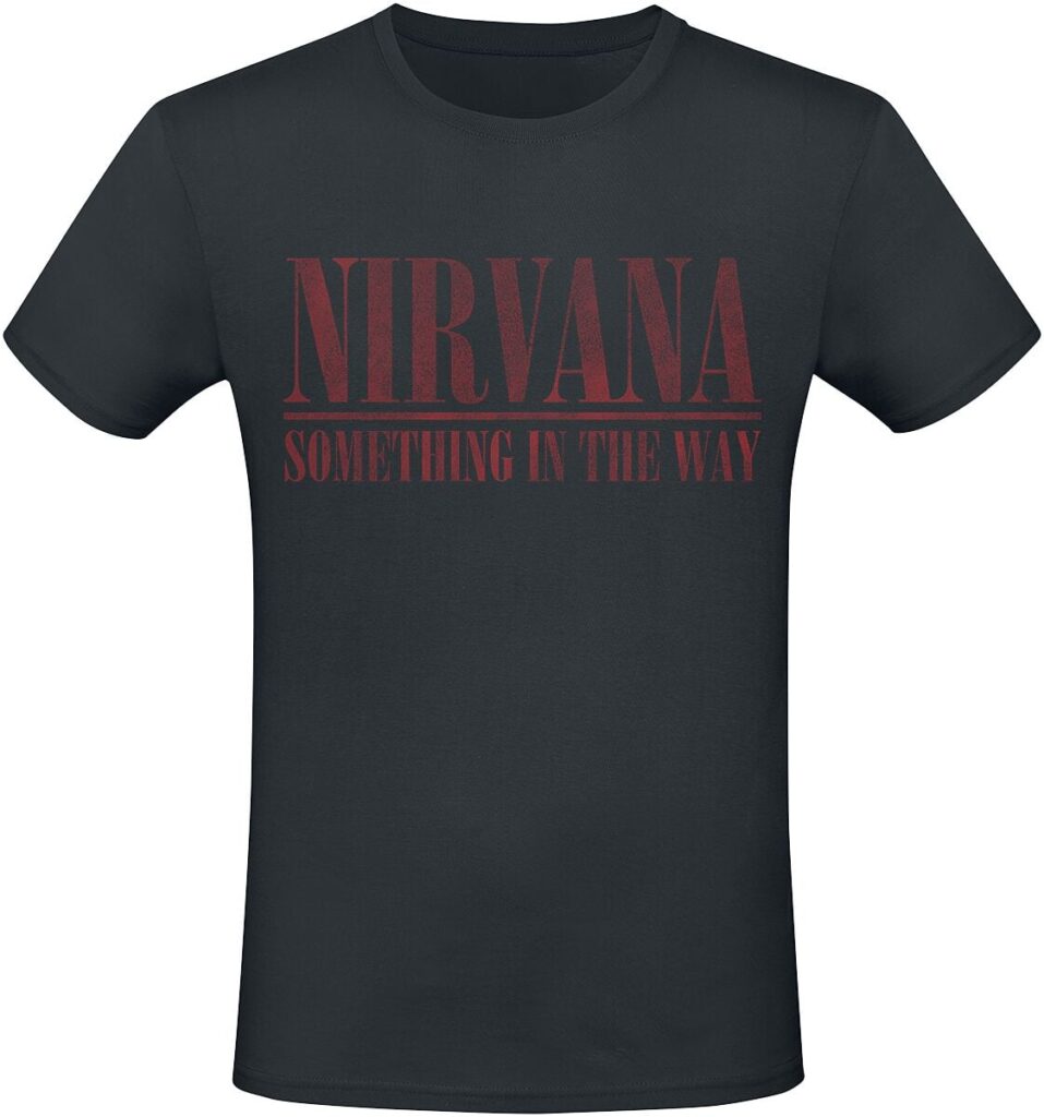 Nirvana Something In The Way T-shirt black