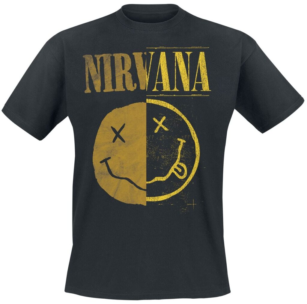 Nirvana Spliced T-shirt black