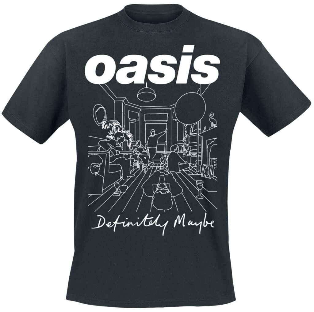 Oasis DM Illustration T-shirt black
