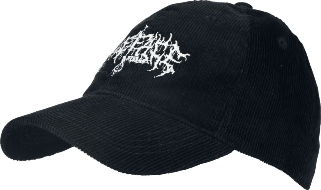 Paleface Swiss Logo Cord Cap Cap black white