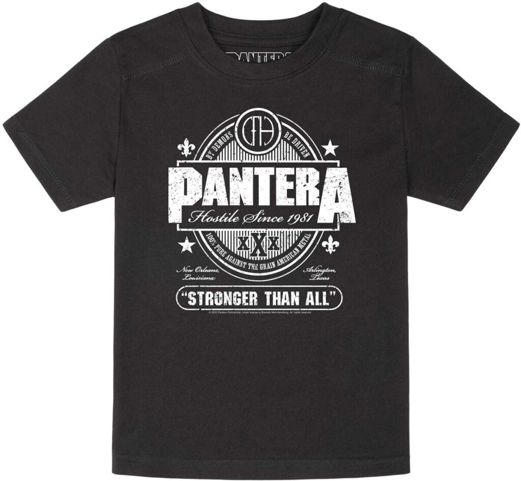 Pantera Metal-Kids - Stronger Than All T-Shirt black