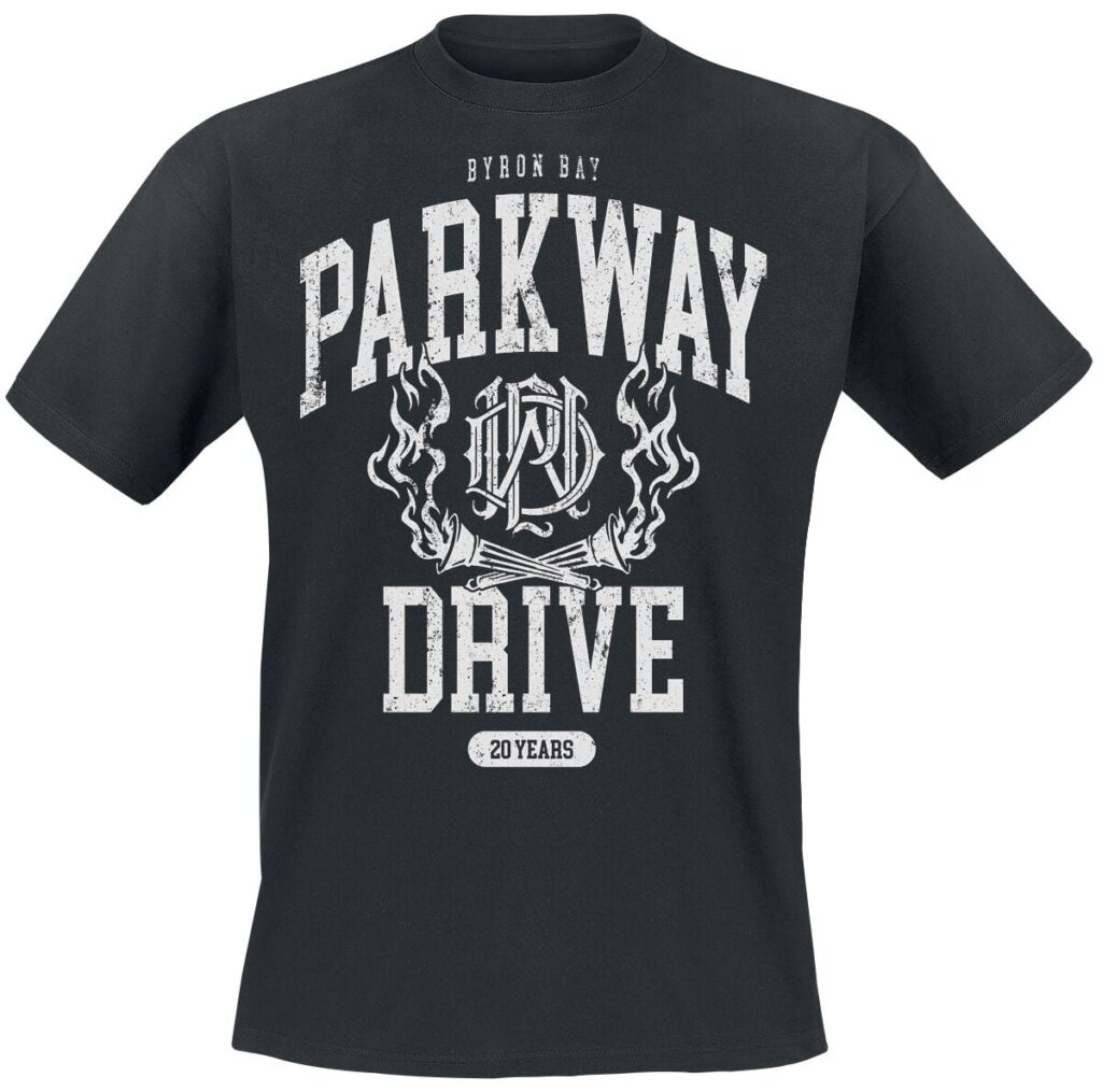 Parkway Drive 20 Years Crest T-shirt black