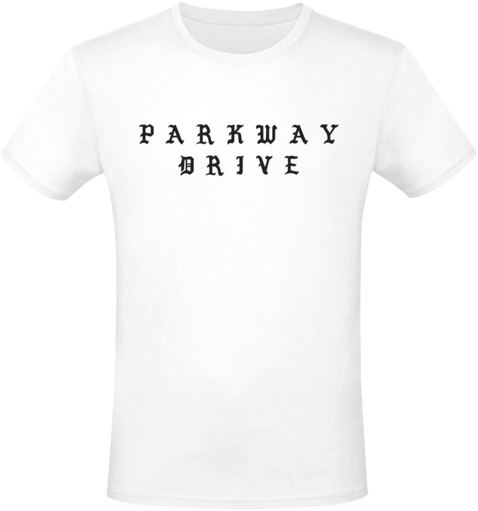 Parkway Drive Glitch T-shirt white