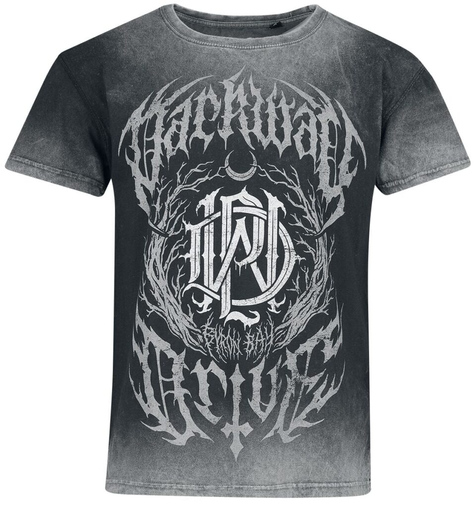 Parkway Drive Metal Crest T-shirt dark grey light grey