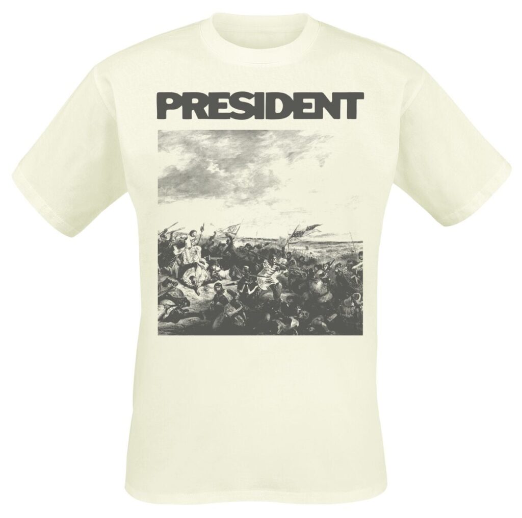 President Blood Of Your Empire Square T-shirt white