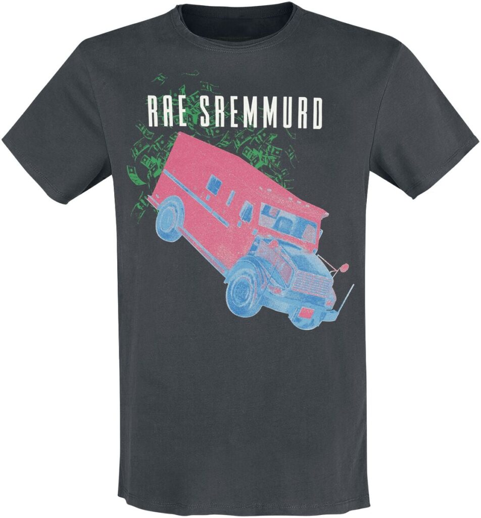Rae Sremmurd Amplified Collection - Cash Heist T-shirt charcoal