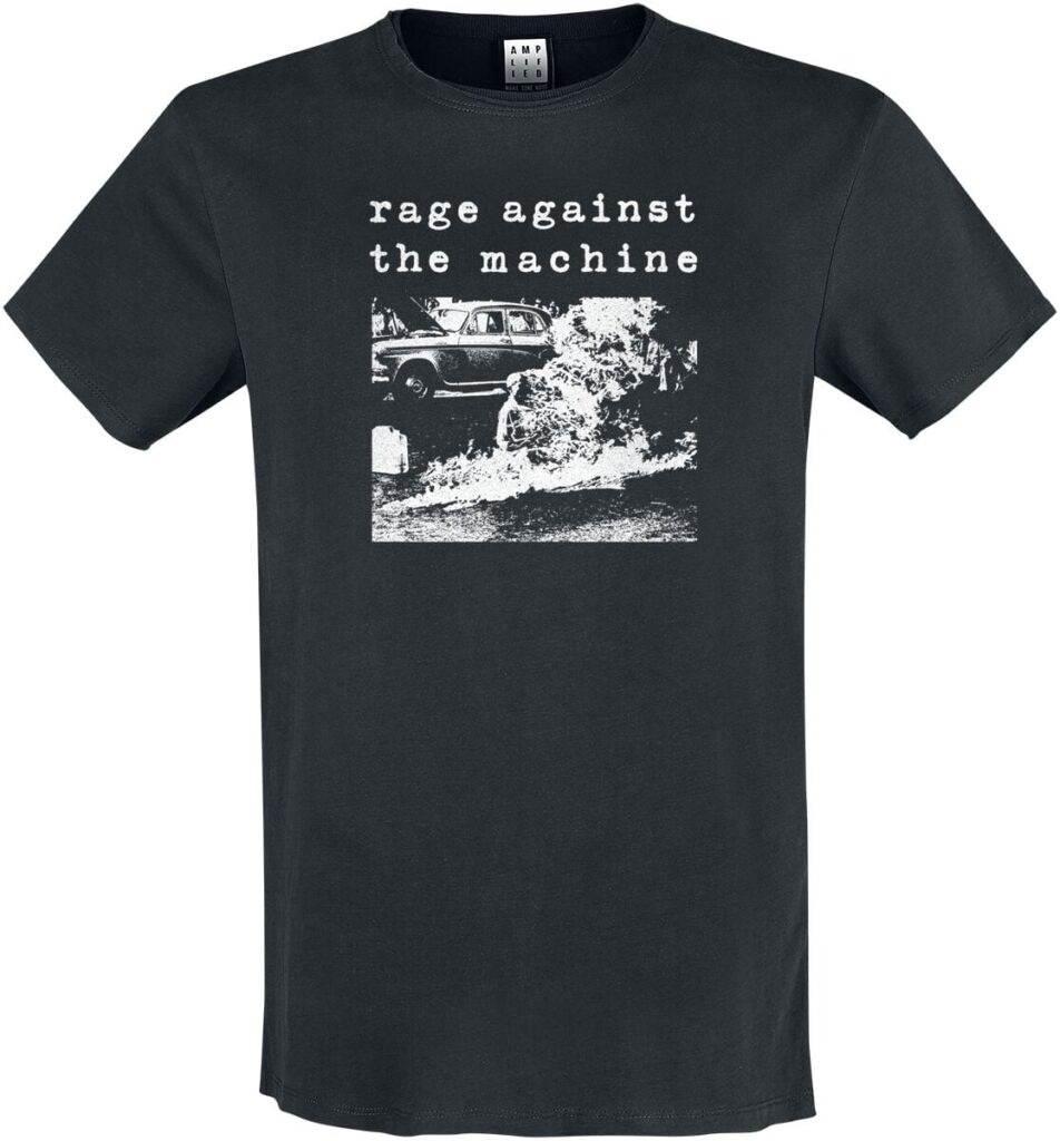 Rage Against The Machine Amplified Collection - Monk Fire T-shirt black