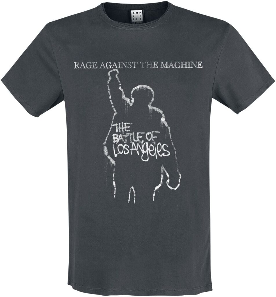 Rage Against The Machine Amplified Collection - The Battle Of LA T-shirt charcoal