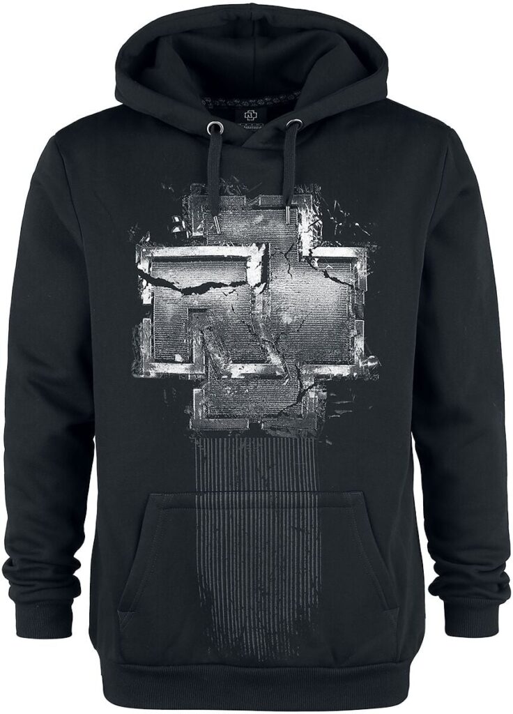 Rammstein Broken Logo Hoodie black