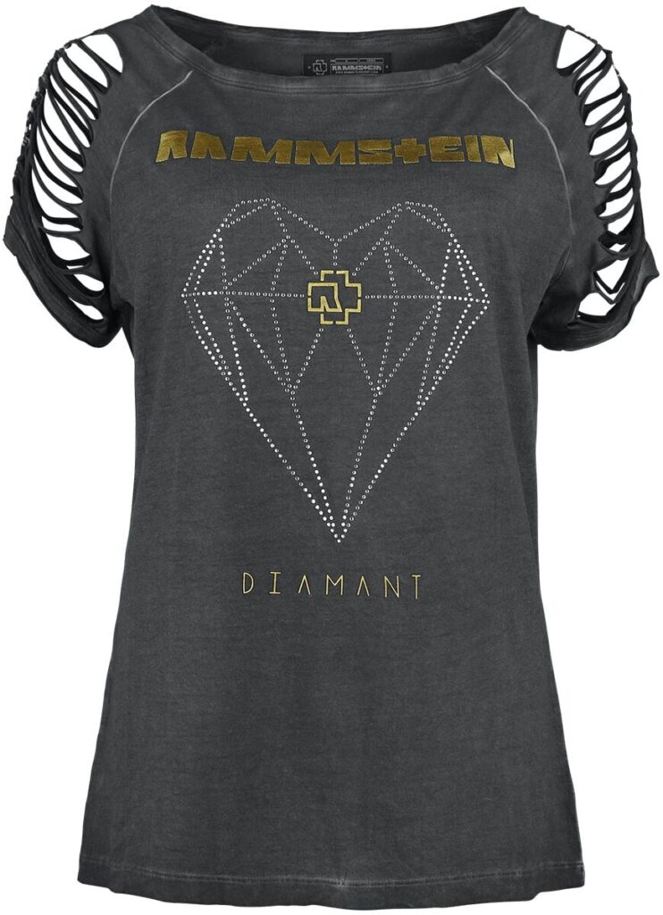 Rammstein Diamant T-shirt dark grey