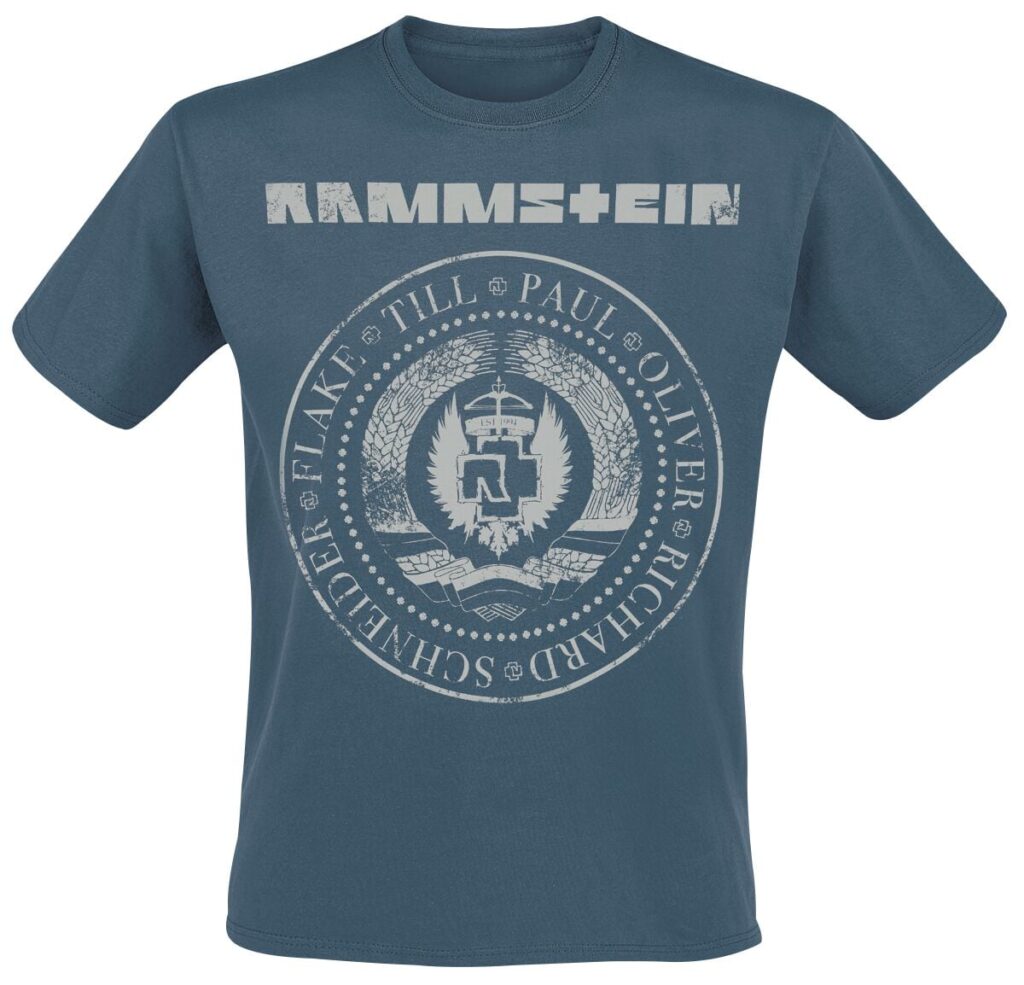 Rammstein Est. 1994 T-shirt blue