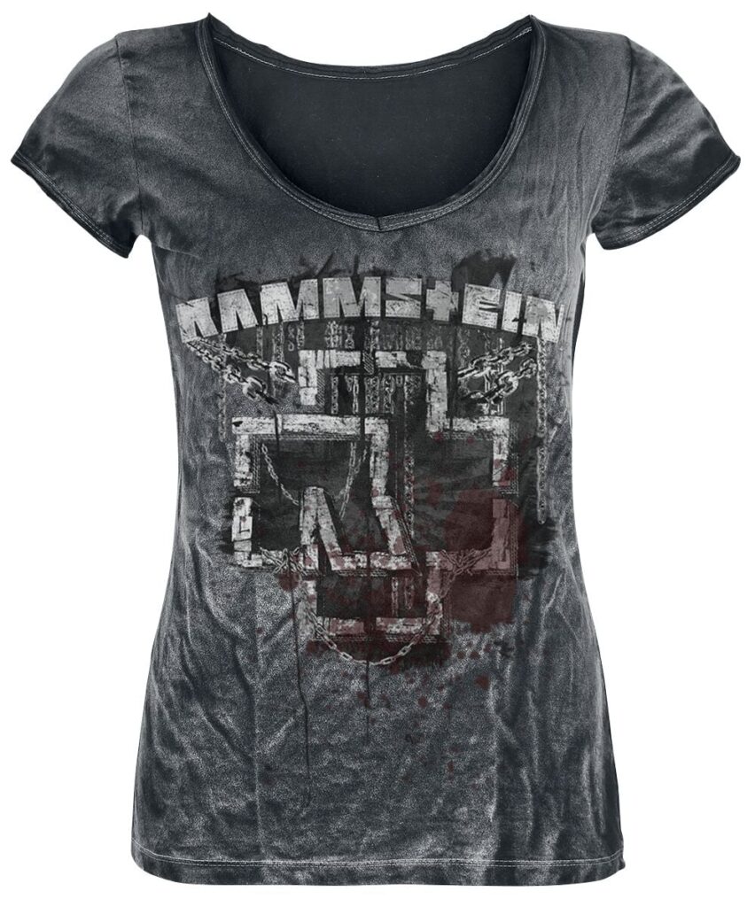Rammstein In Ketten T-shirt dark grey