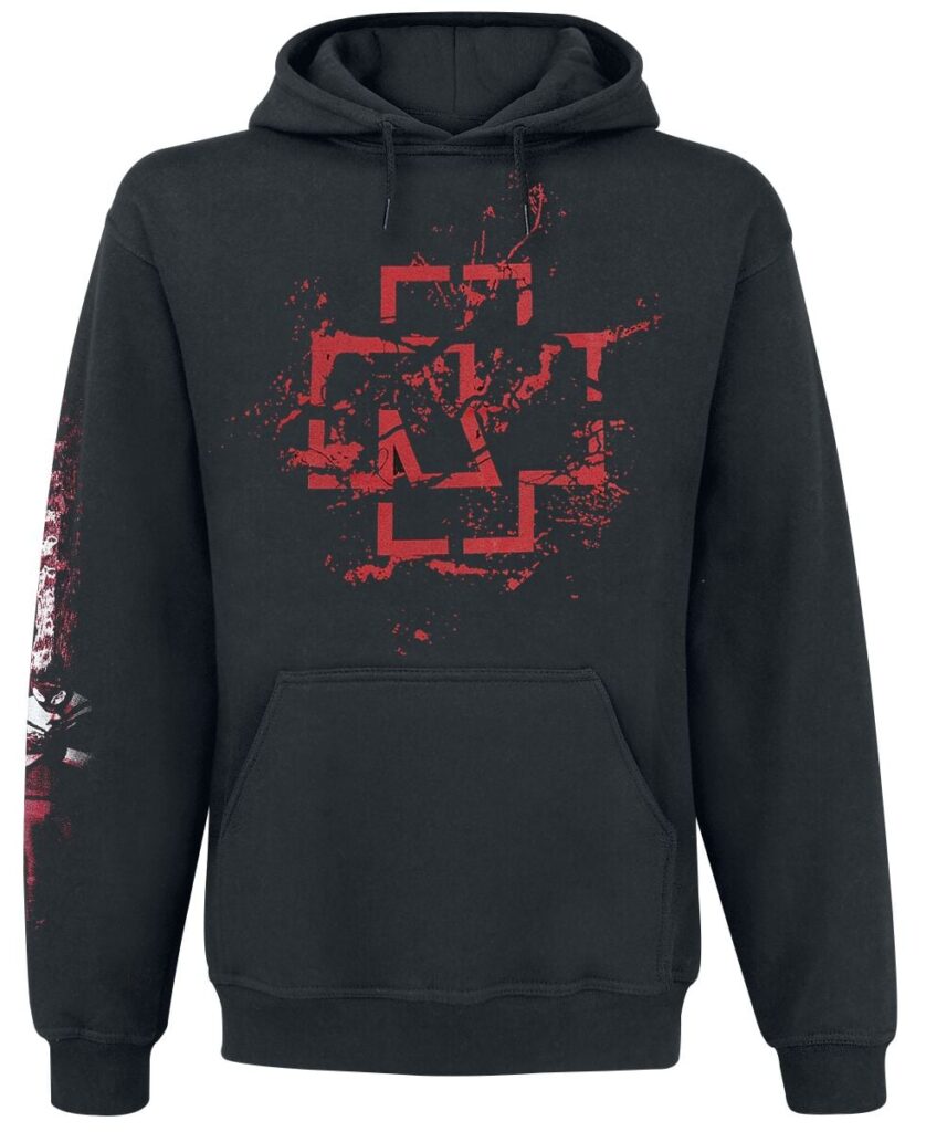 Rammstein Mein Herz Brennt - Spraylogo Hoodie black