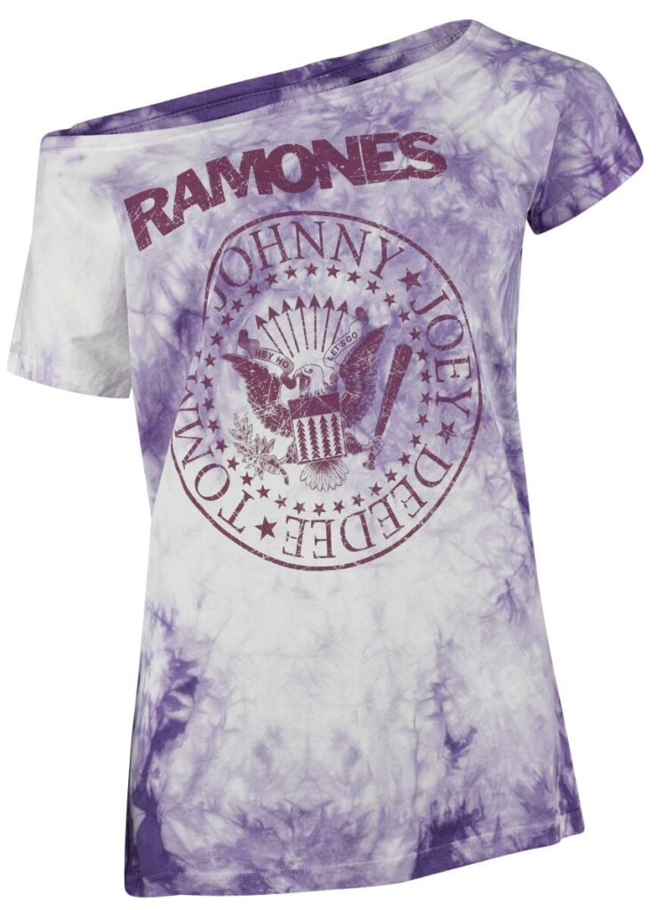 Ramones Crest T-shirt lilac