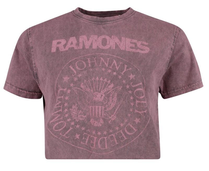 Ramones Crest T-shirt purple