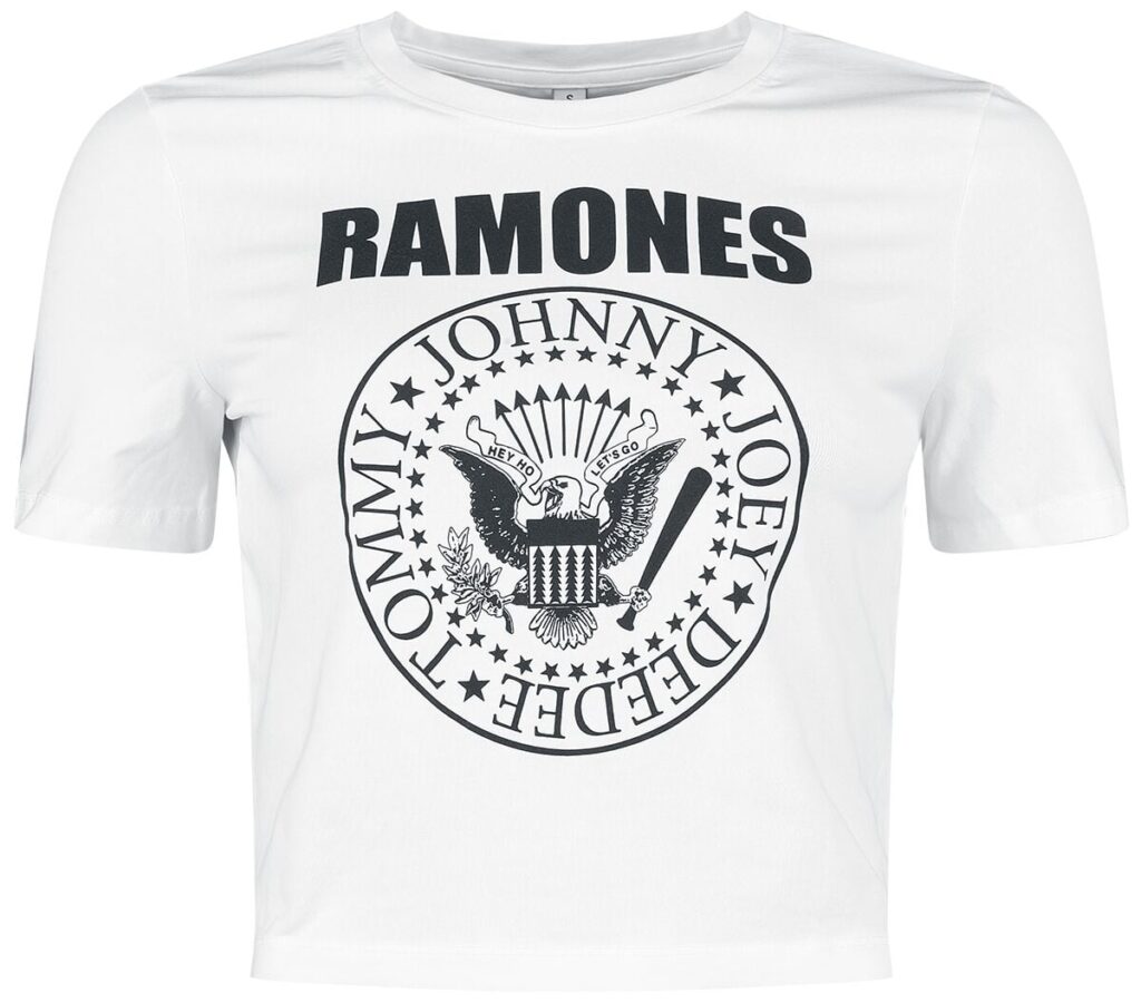 Ramones Original Crest T-shirt white