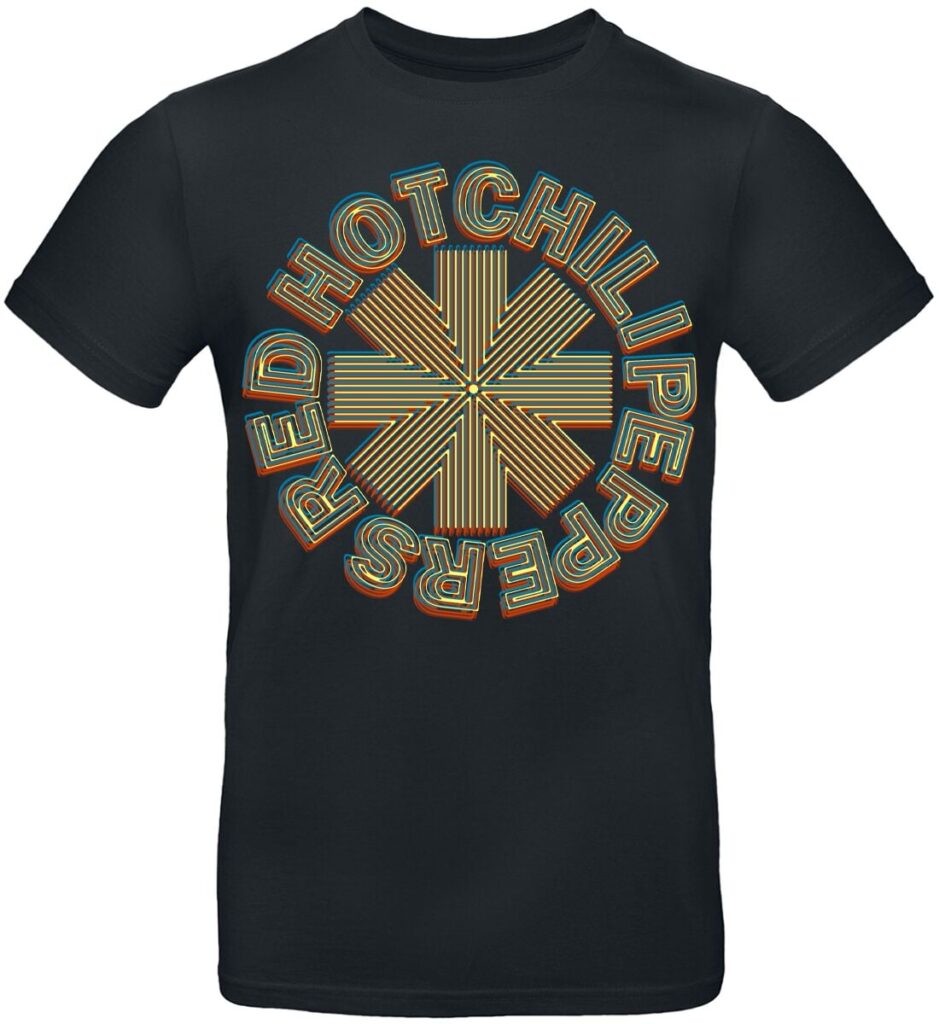 Red Hot Chili Peppers Abstract Logo T-shirt black