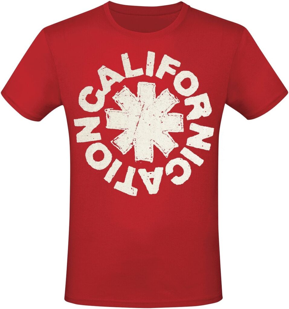 Red Hot Chili Peppers Californication T-shirt red