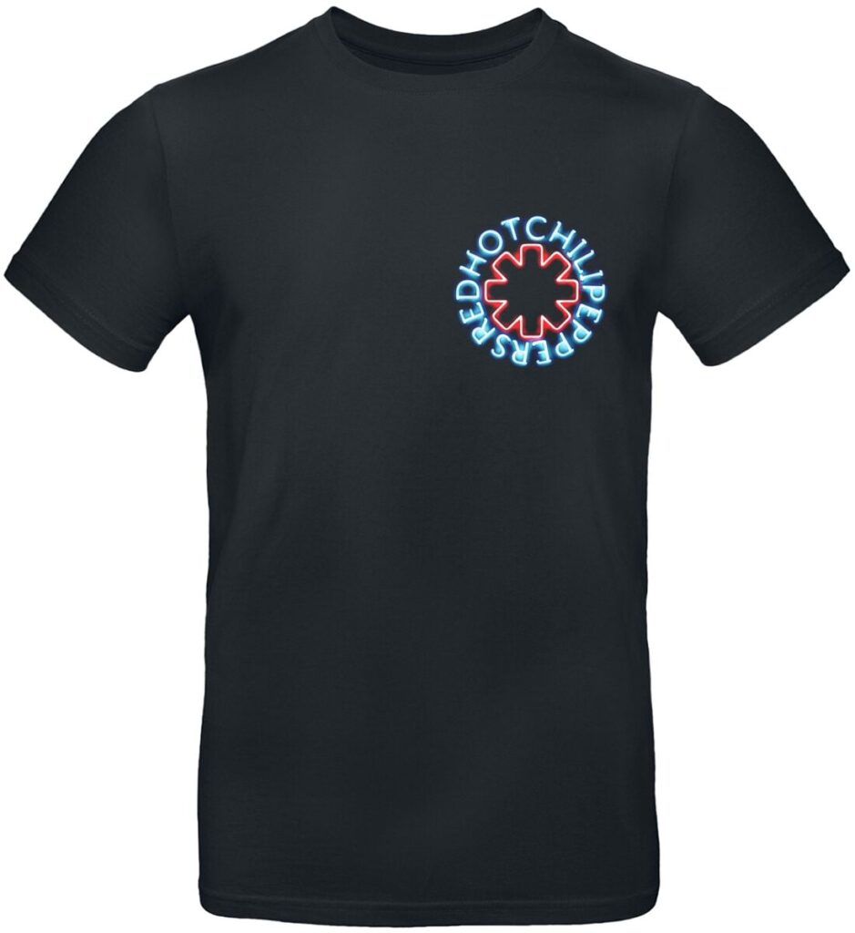 Red Hot Chili Peppers Neon Logo T-shirt black