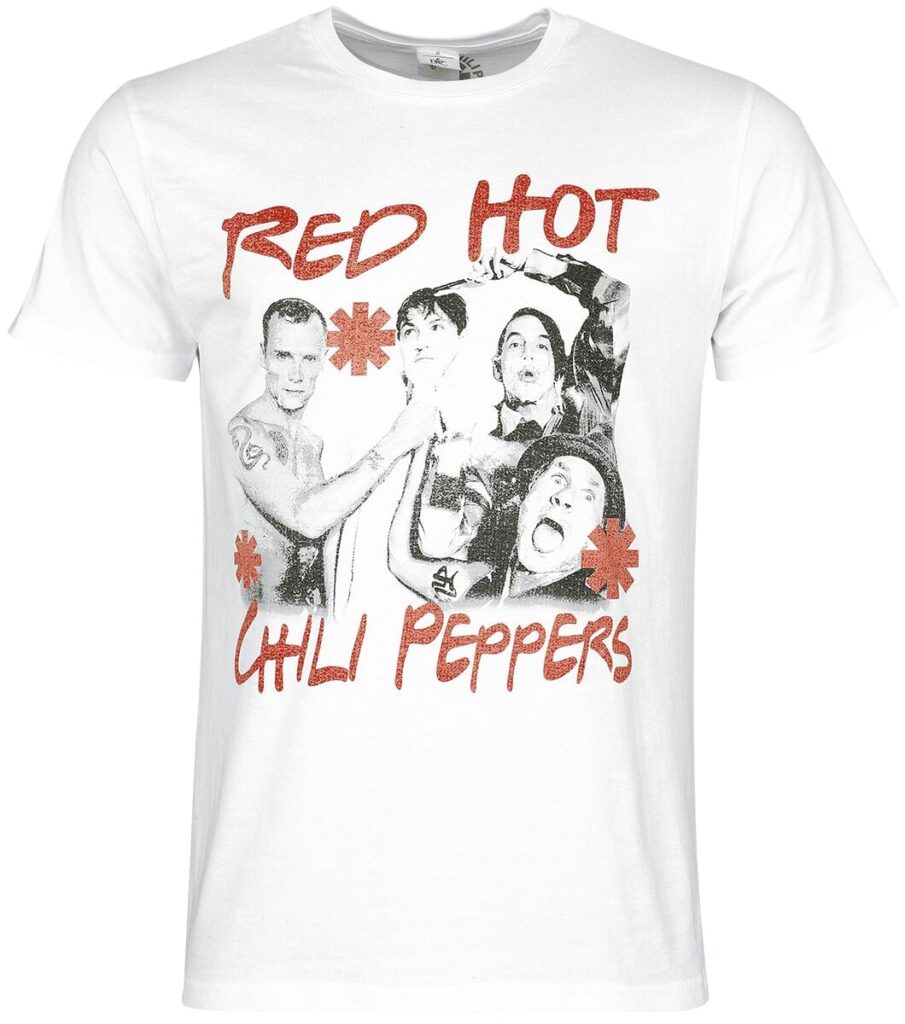 Red Hot Chili Peppers Photo T-shirt white