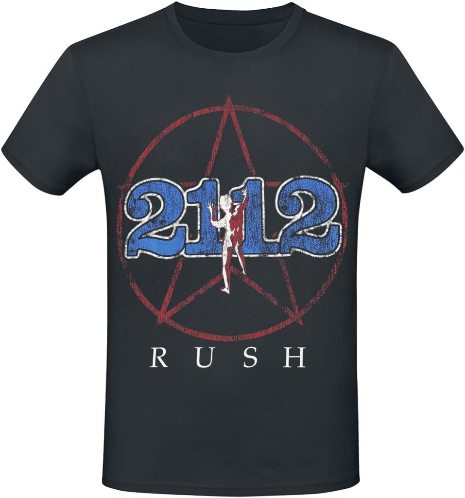 Rush 2112 Album T-shirt black