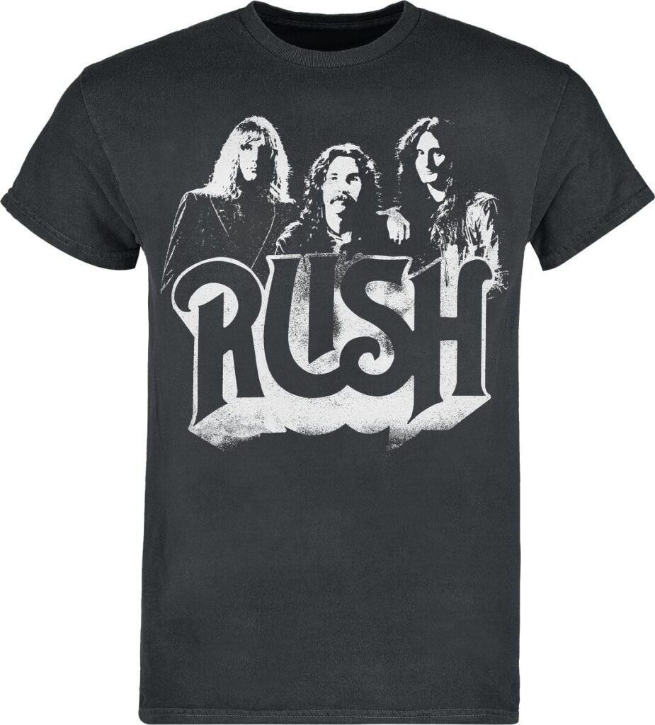 Rush Band Photo T-shirt black