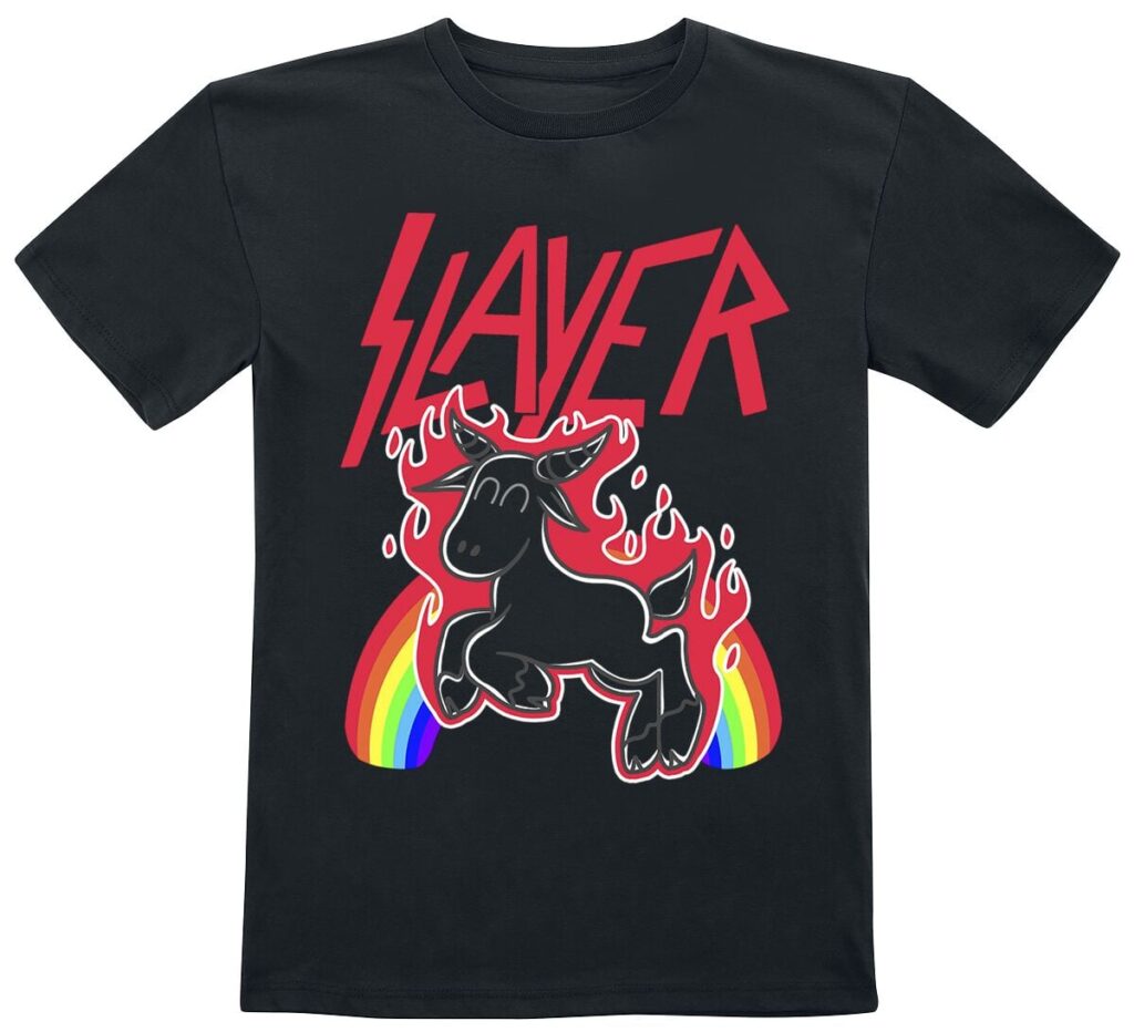 Slayer Kids - Rainbow Goat T-Shirt black