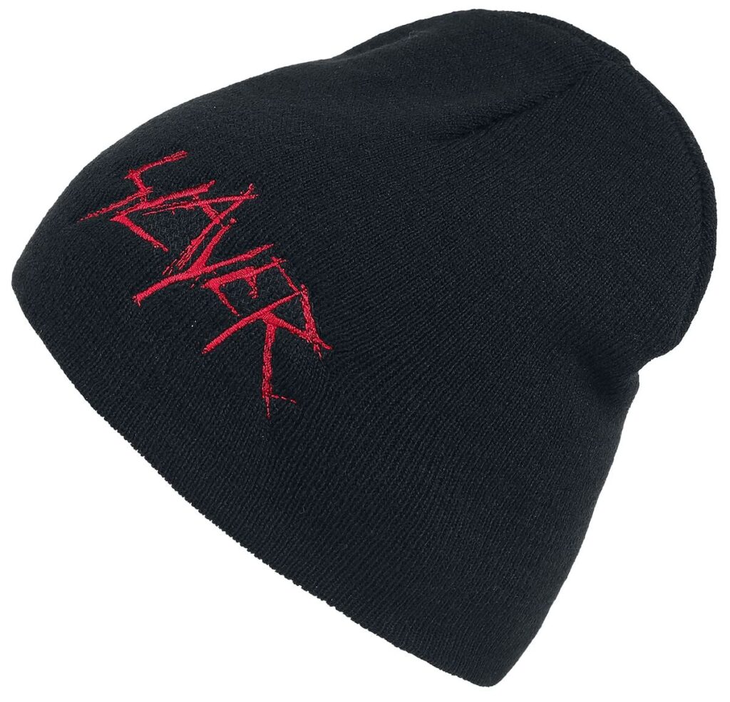 Slayer Scratched Logo Beanie black
