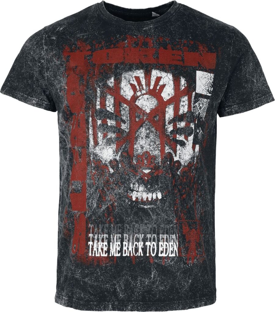 Sleep Token Collage T-shirt black grey