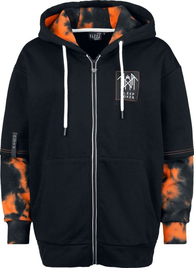 Sleep Token EMP Signature Collection Hoodie Jacket black orange