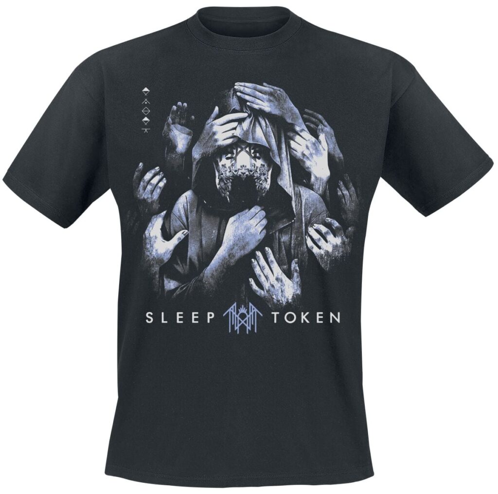 Sleep Token Grabbing Hands T-shirt black