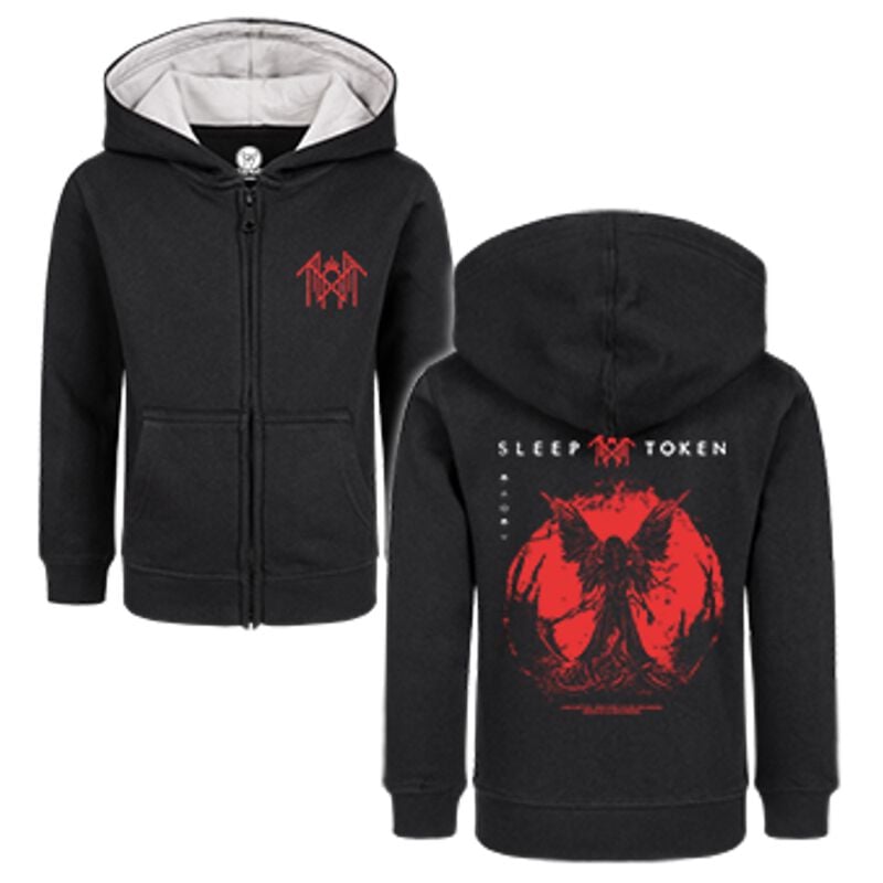 Sleep Token Metal Kids - Red Reaper Angel Kids' Hoodie Jacket black