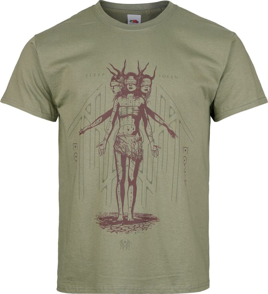 Sleep Token Overlay T-shirt green