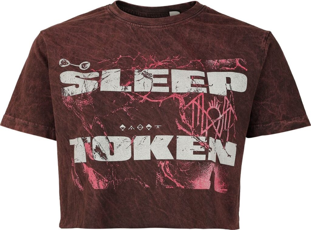Sleep Token Texture T-shirt red