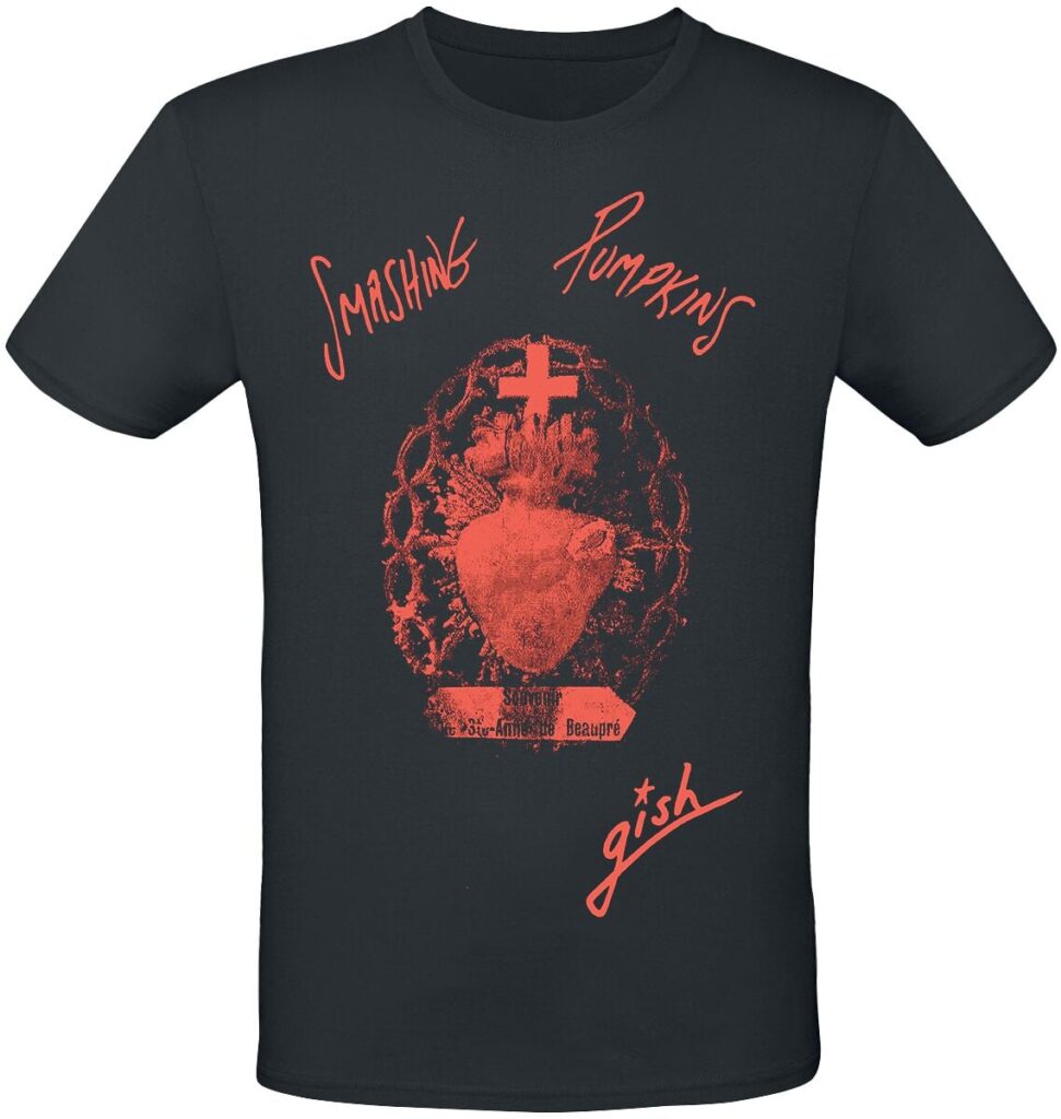 Smashing Pumpkins Gish Sacred Heart T-shirt black