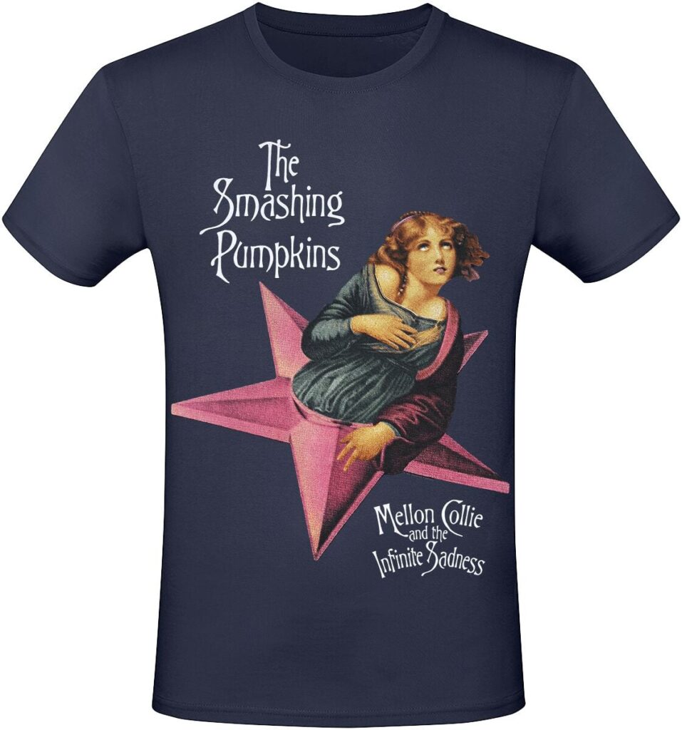 Smashing Pumpkins MCATIS Album T-shirt navy