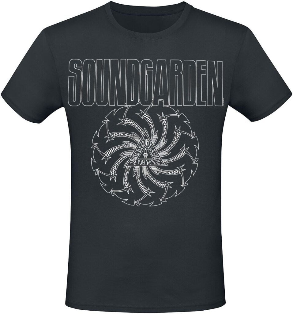 Soundgarden Black Blade Motor Finger T-shirt black