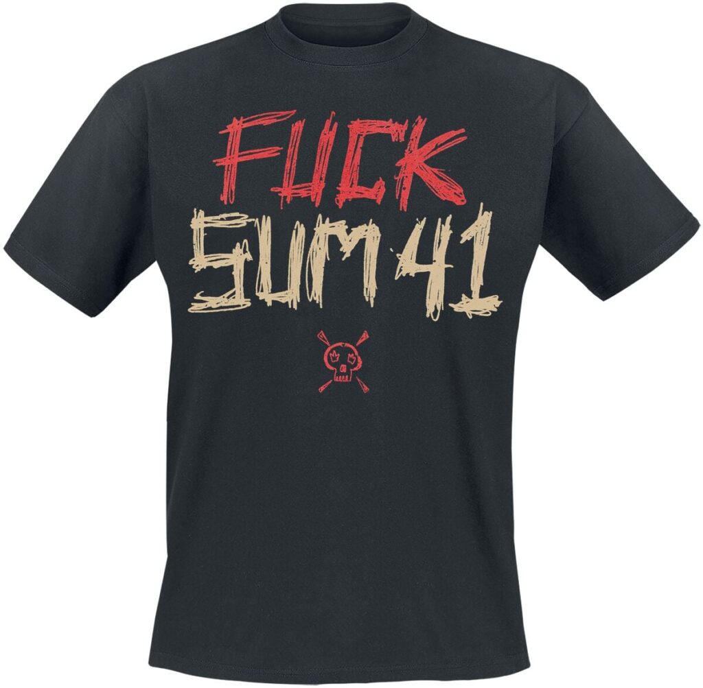 Sum 41 Fuck Sum 41 - Tour Shirt 2024 T-shirt black
