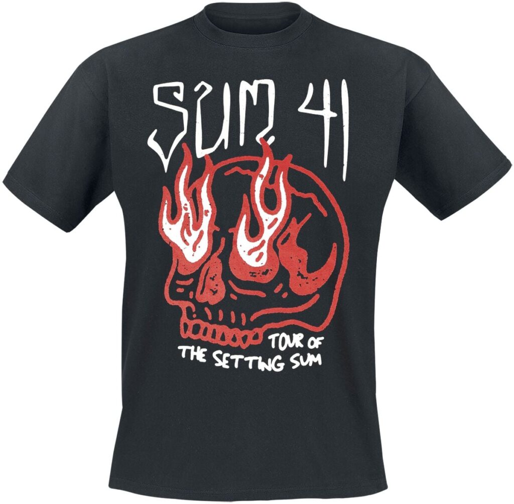 Sum 41 Skull - Tour Shirt 2024 T-shirt black