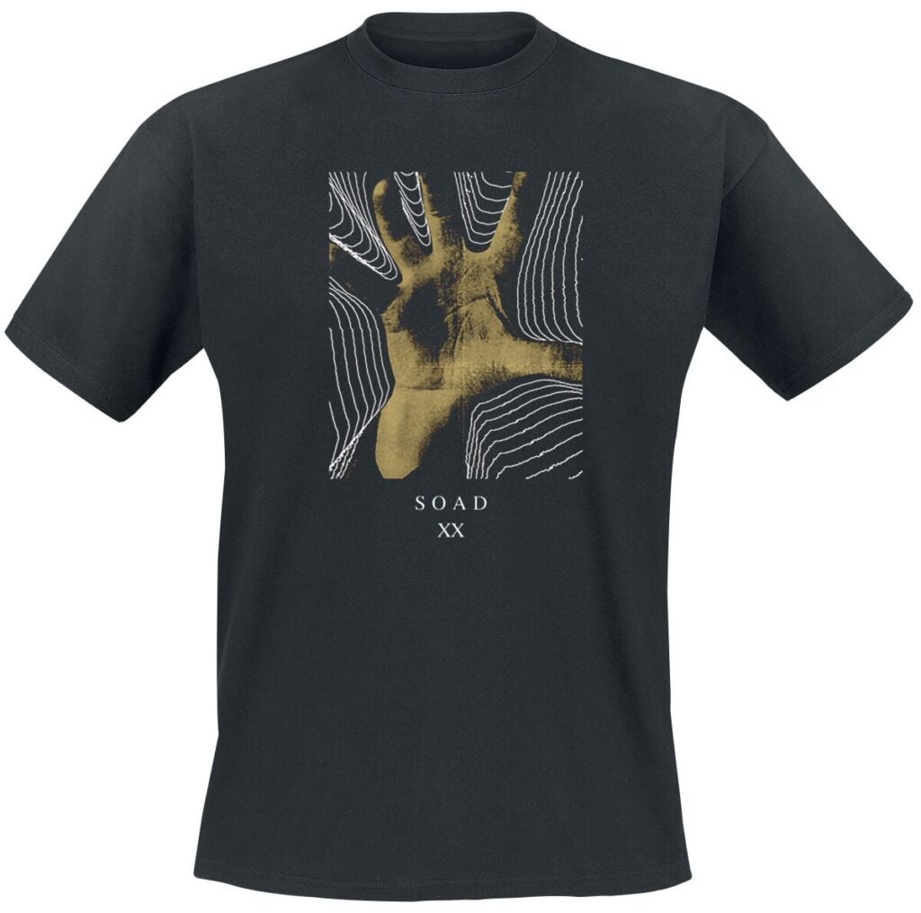 System Of A Down 20 Years Hand T-shirt black