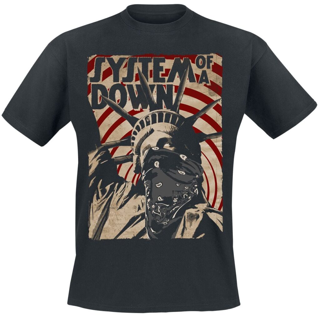 System Of A Down Liberty Bandit T-shirt black