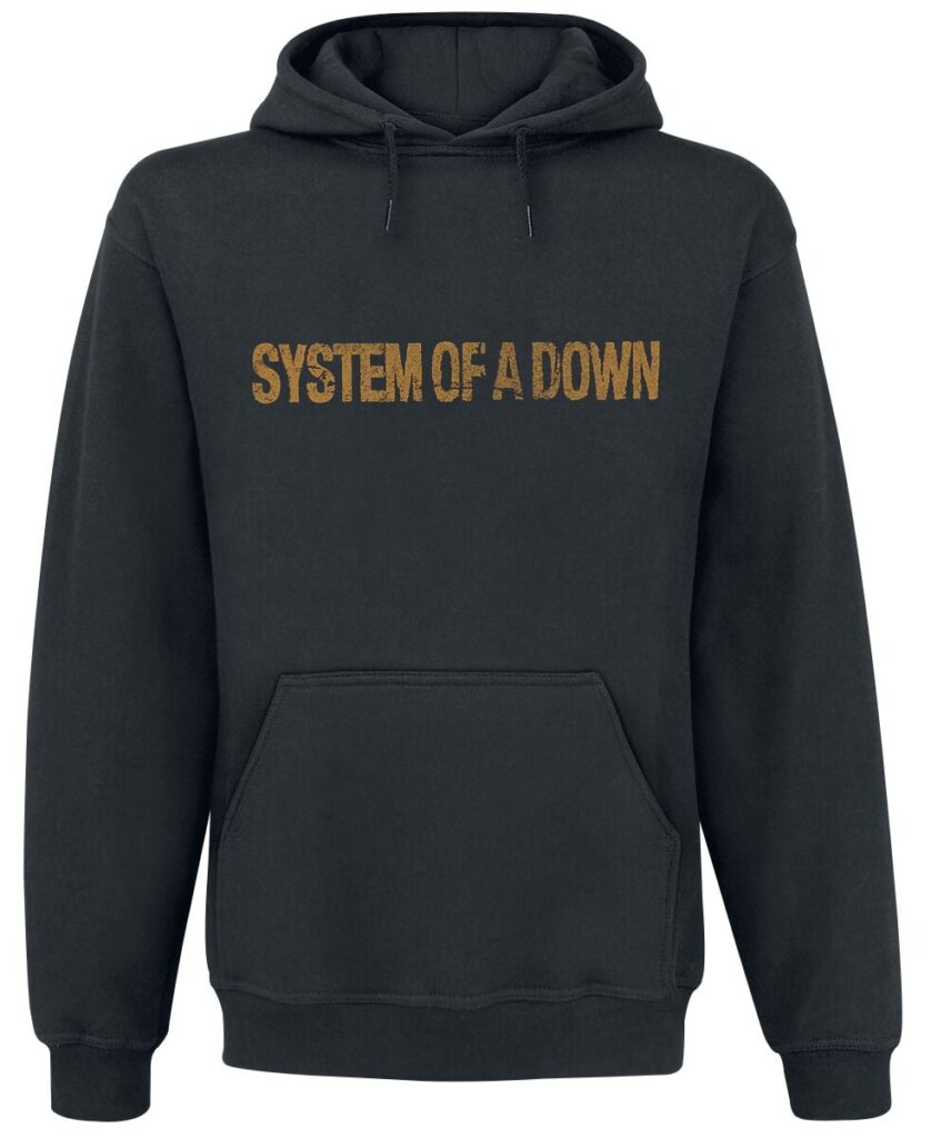 System Of A Down Shattered Numbers Hoodie black