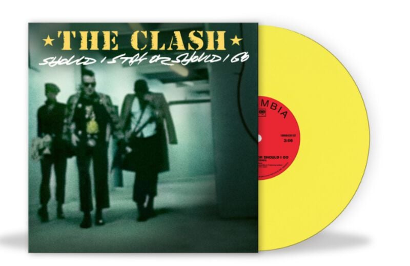 The Clash Should I Stay Or Should I Go SINGLE multicolor