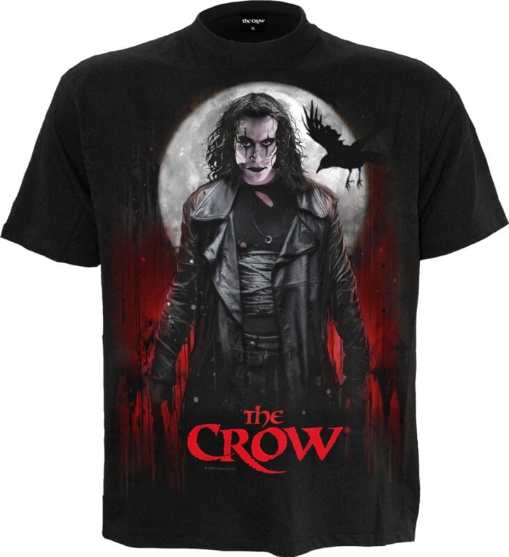 The Crow Blood Moon T-shirt black