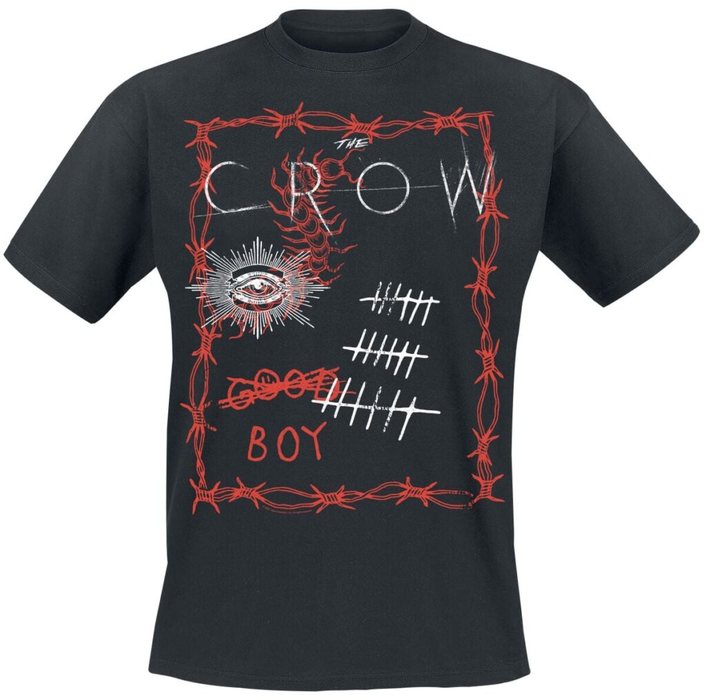 The Crow Tattoo Collage T-shirt black