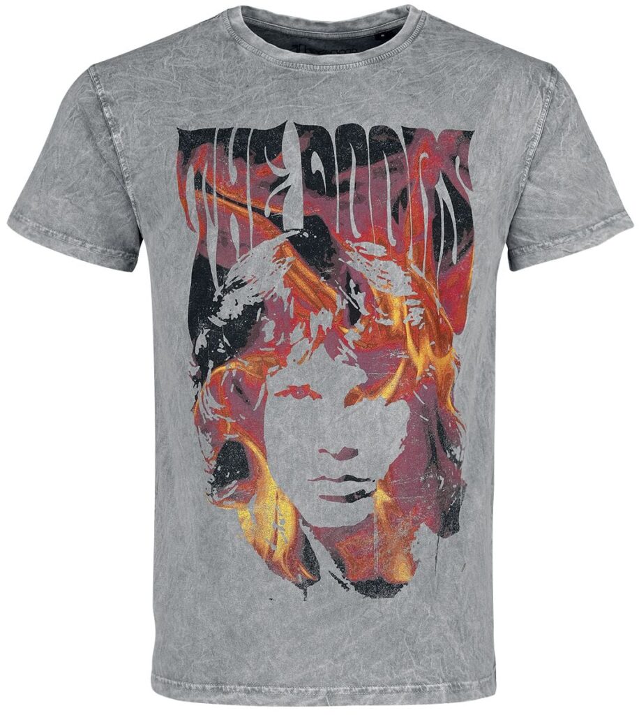 The Doors Jim On Fire T-shirt grey