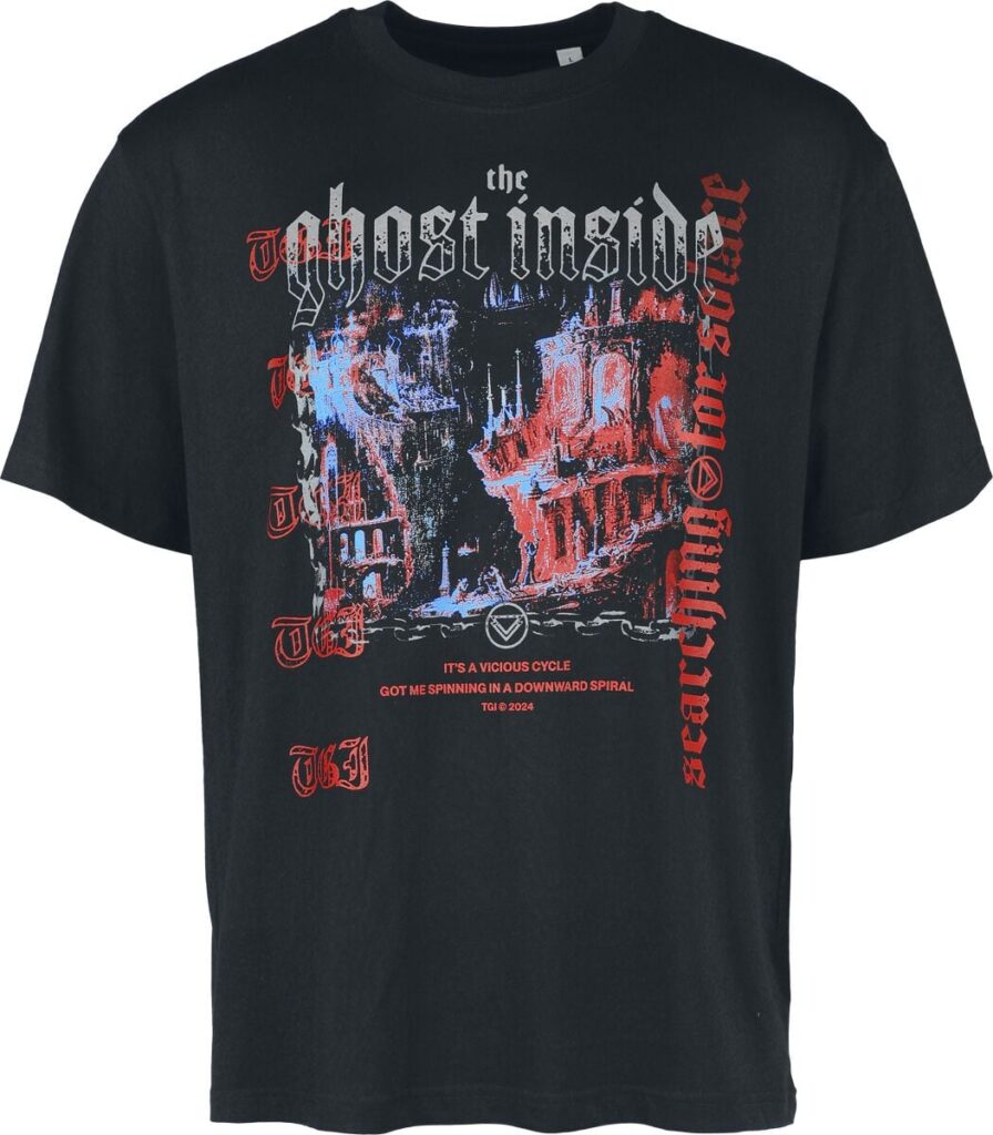 The Ghost Inside Vicious Circle - Oversized T-shirt black