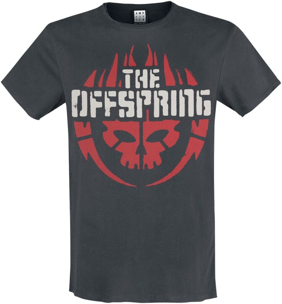 The Offspring Amplified Collection - Skull Logo T-shirt charcoal